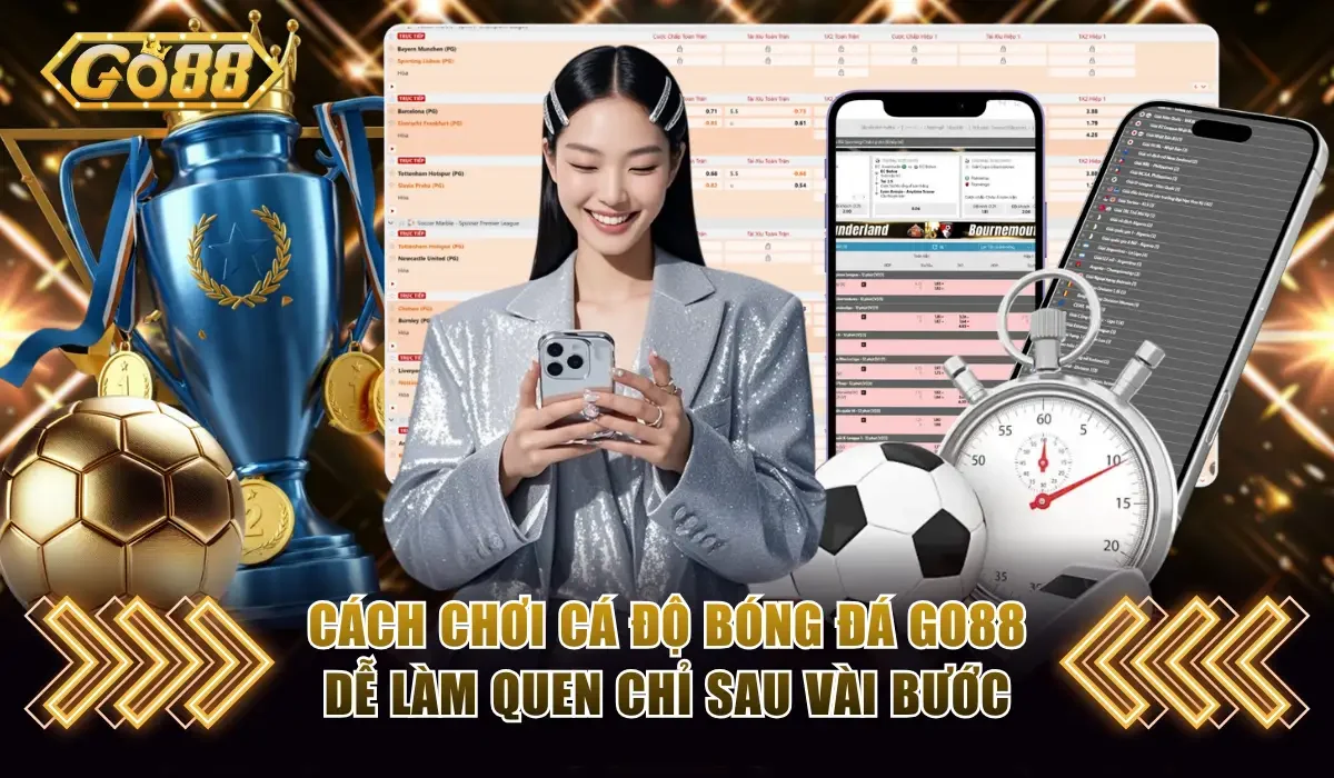 Cách Chơi Cá Độ Bóng Đá GO88 Dễ Làm Quen Chỉ Sau Vài Bước 1 bóng đá GO88